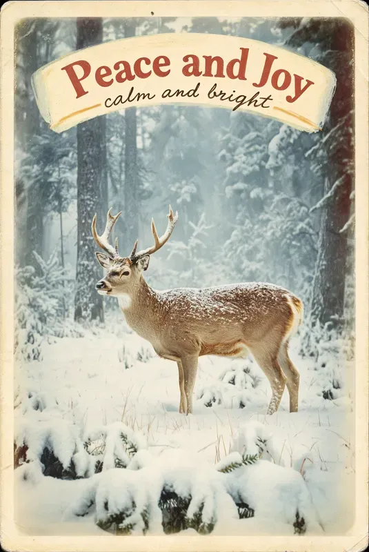 Vintage Christmas Postcard Cards