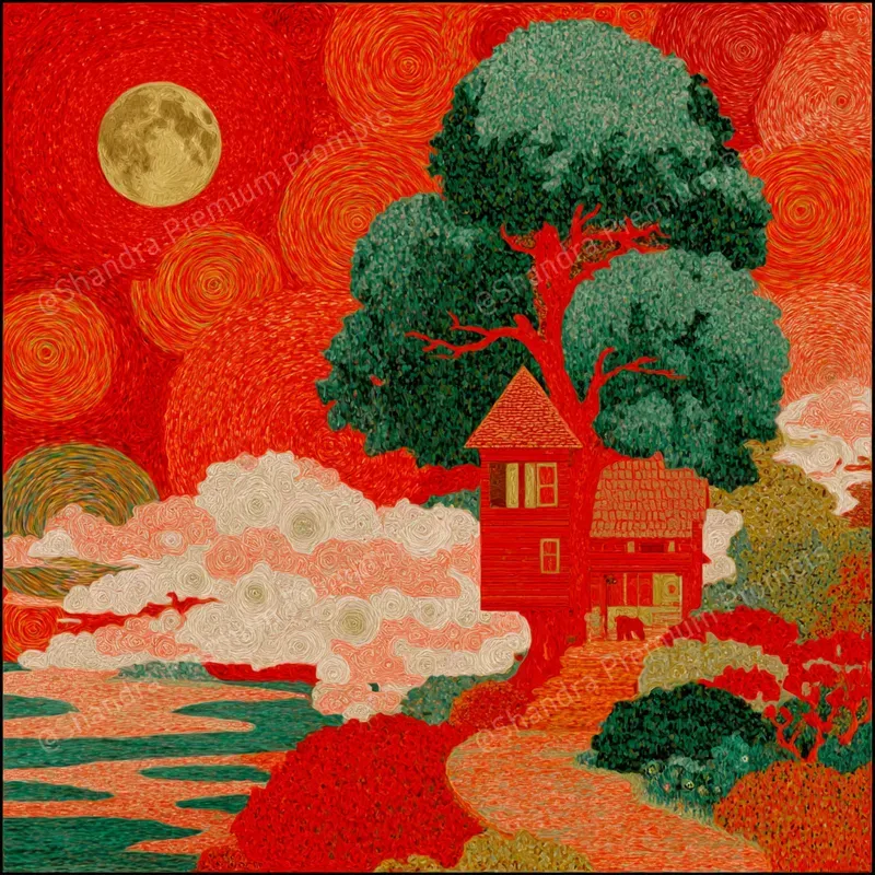 Whimsical Dreamscape Digital Surrealism