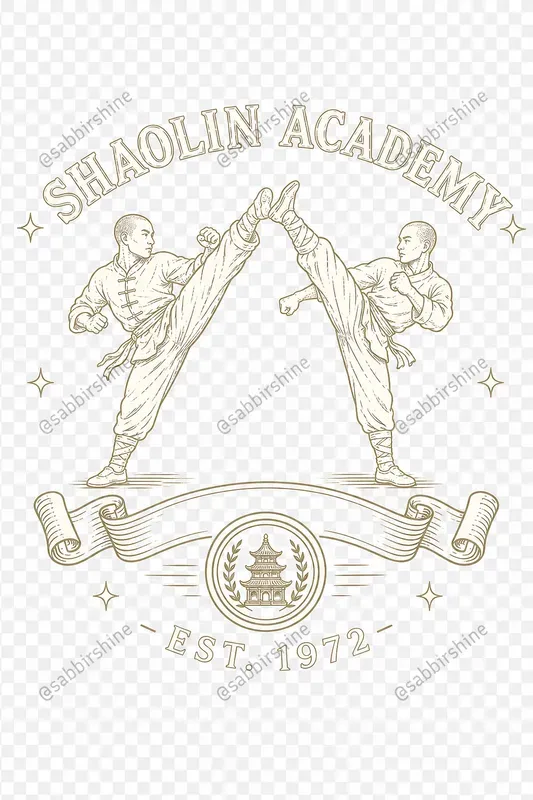 Minimal Martial Art Line Art Tshirts