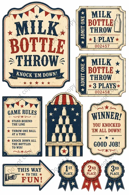 Carnival Midway Games Ephemera