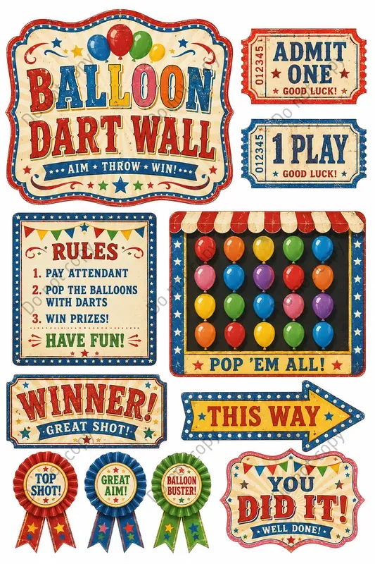 Carnival Midway Games Ephemera