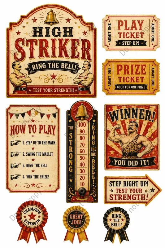 Carnival Midway Games Ephemera