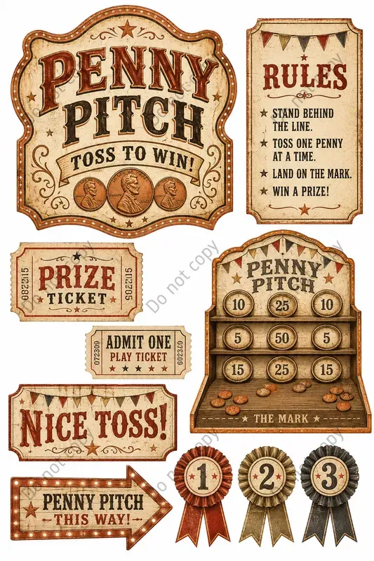 Carnival Midway Games Ephemera
