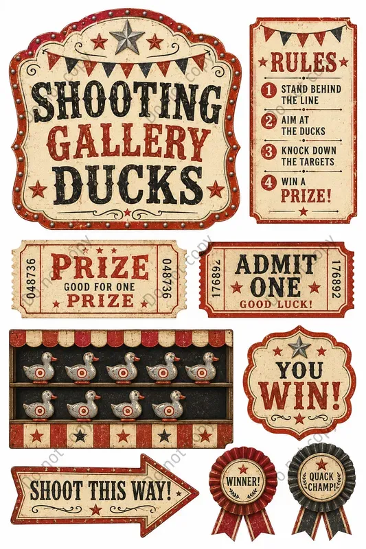Carnival Midway Games Ephemera