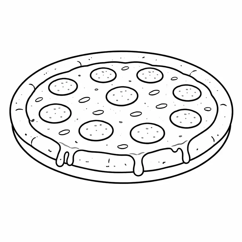 Cute Food Coloring Pages