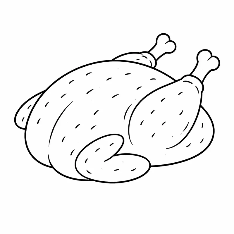 Cute Food Coloring Pages