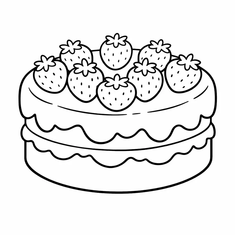 Cute Food Coloring Pages