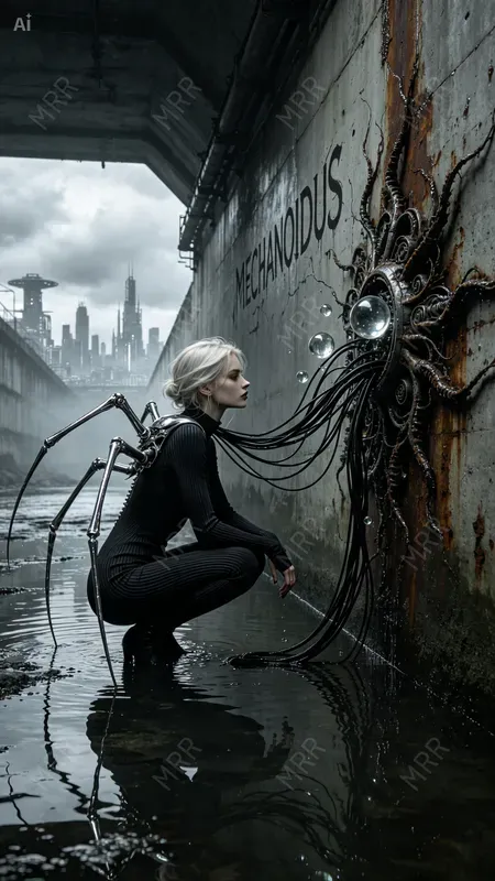 Cyber Pollination Dark Art Girls