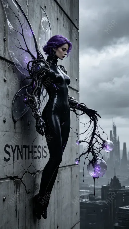 Cyber Pollination Dark Art Girls