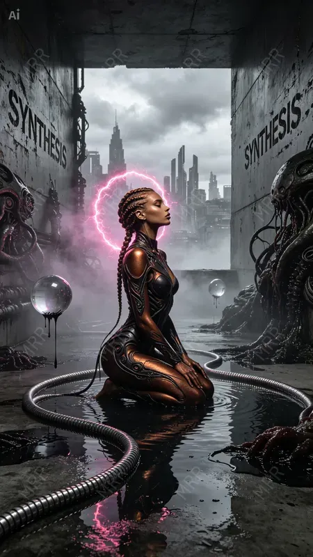 Cyber Pollination Dark Art Girls