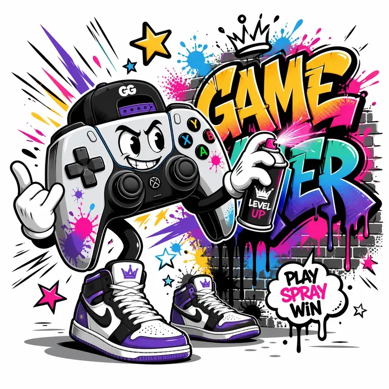 Urban Streetwear Mascot Graphics