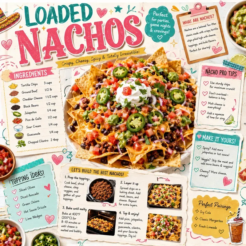 Cute Food Recipe Infographic Generator