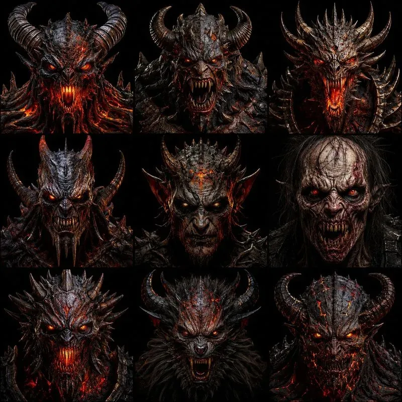 Ultimate Horror Portrait Grid Collections