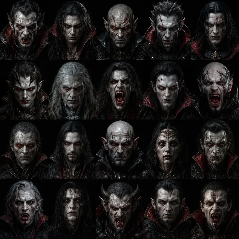 Ultimate Horror Portrait Grid Collections