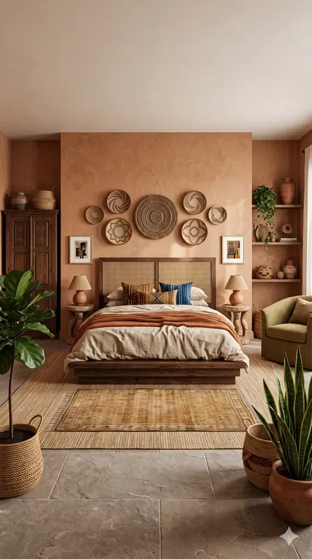 Afrohemian Bedroom Deco Interiors