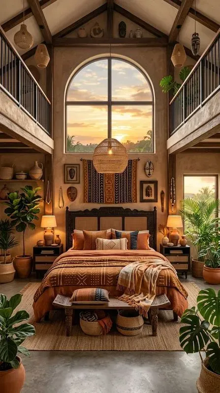 Afrohemian Bedroom Deco Interiors