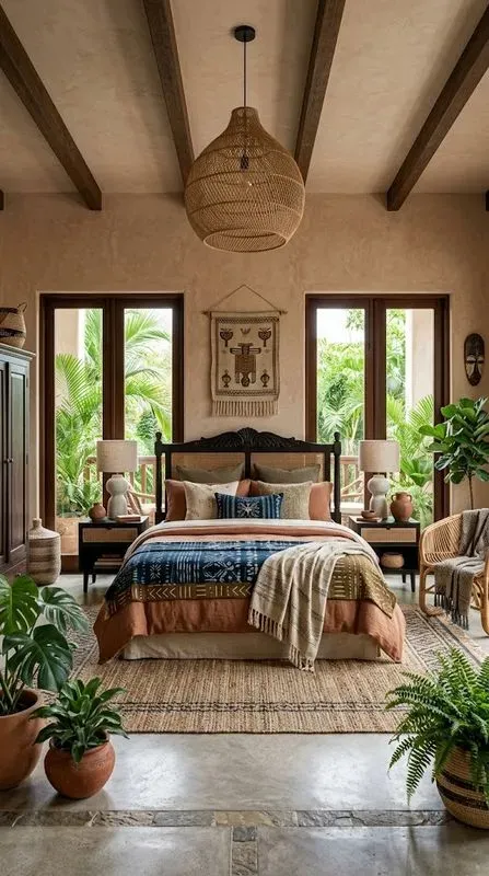 Afrohemian Bedroom Deco Interiors