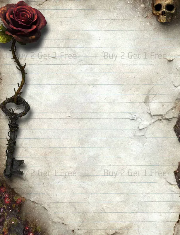 Dark Alice In Wonderland Plain Papers