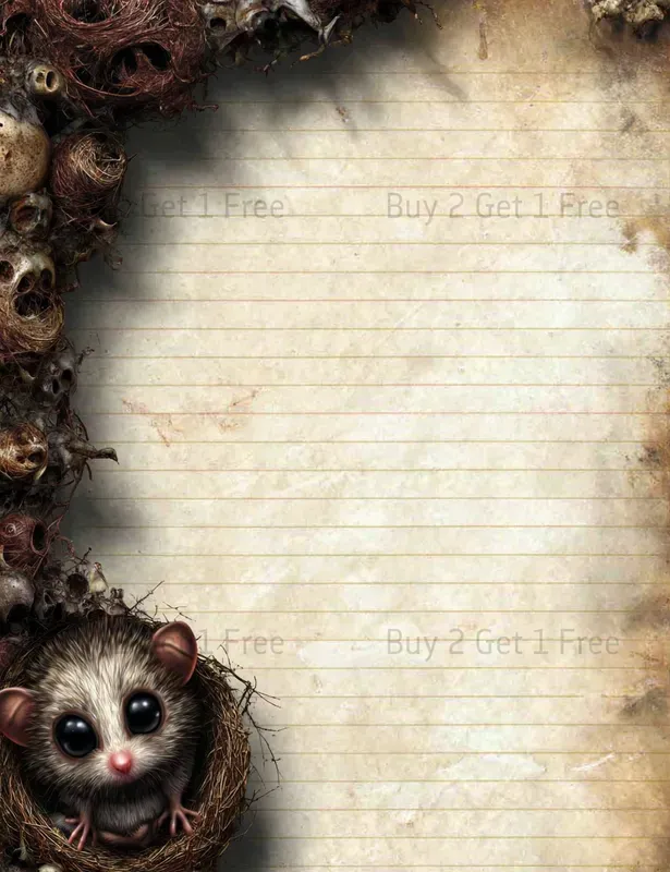 Dark Alice In Wonderland Plain Papers