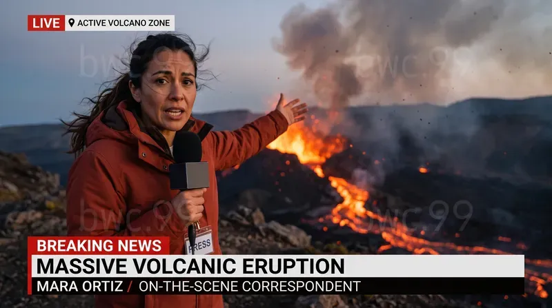Live Breaking News Broadcast Generator