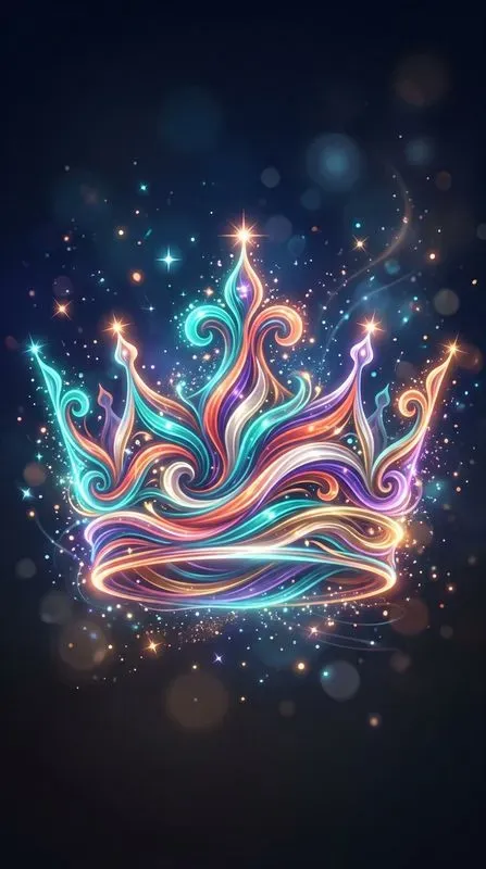 Glowing Birthday Light Wave Illustrations