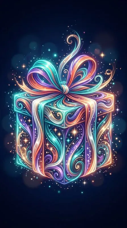 Glowing Birthday Light Wave Illustrations