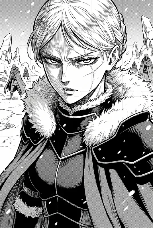 Yuki Tabata Style Black Clover Manga Art