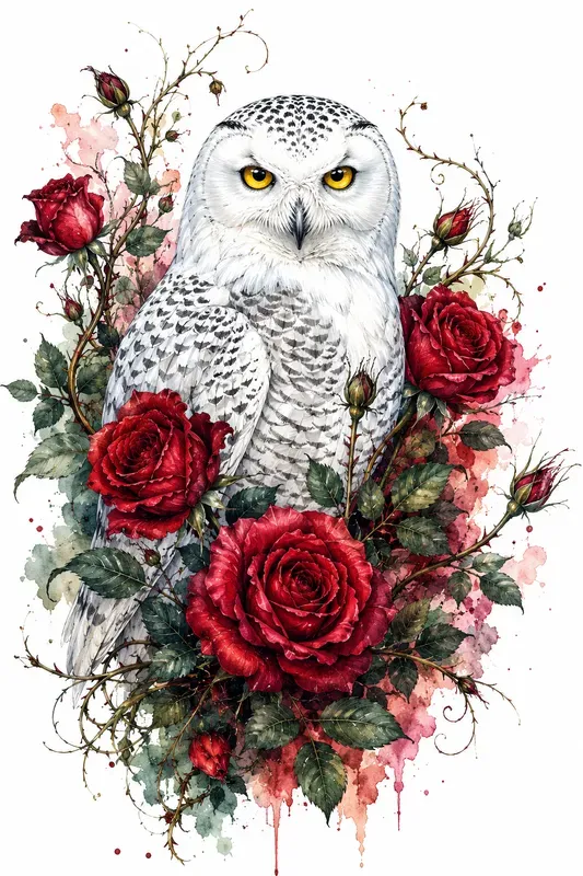 Elegant Botanical Animal Portraits