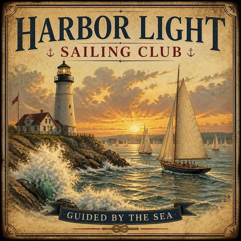 Vintage Sailing Club Graphic Generator