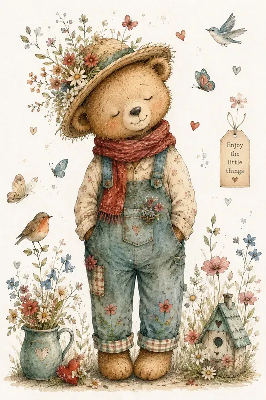 Whimsical Watercolor Storybook Characters