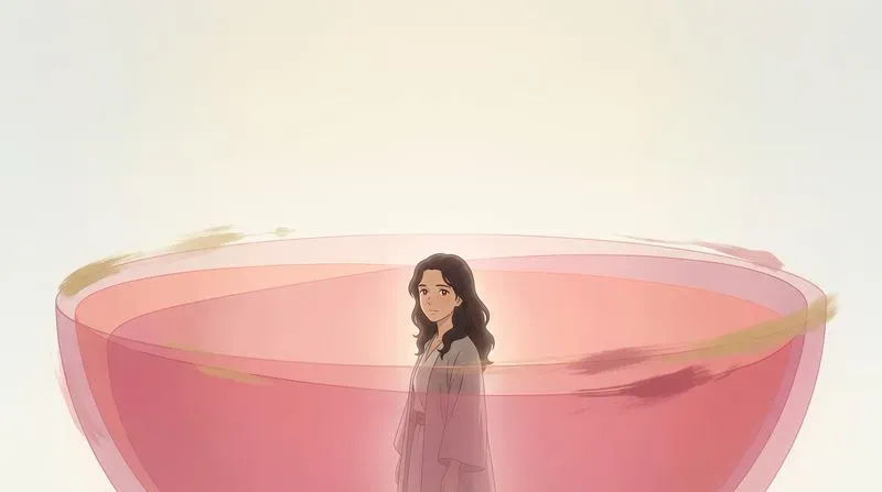 Minimalist Color Field Anime 