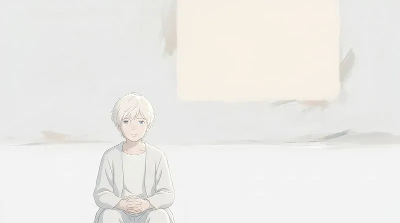 Minimalist Color Field Anime 