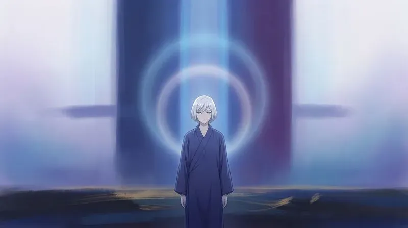 Minimalist Color Field Anime 