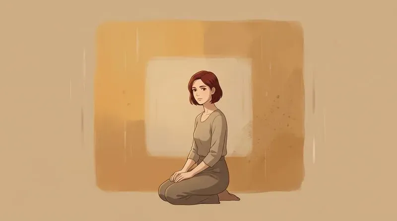 Minimalist Color Field Anime 