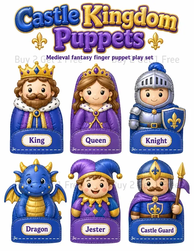 Printable Finger Puppets