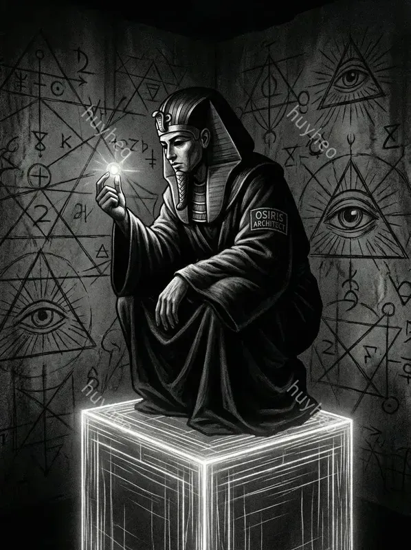 Modern Alchemical Noir Linework