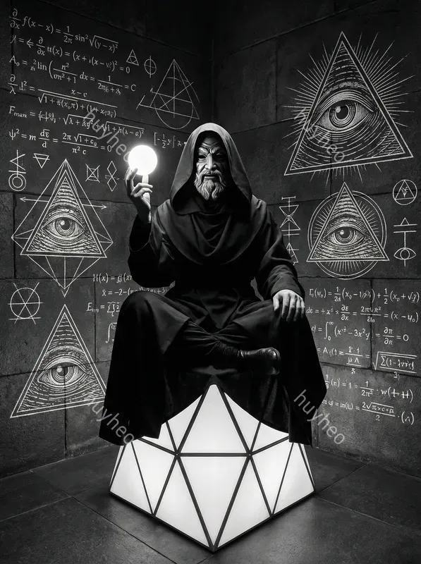 Modern Alchemical Noir Linework