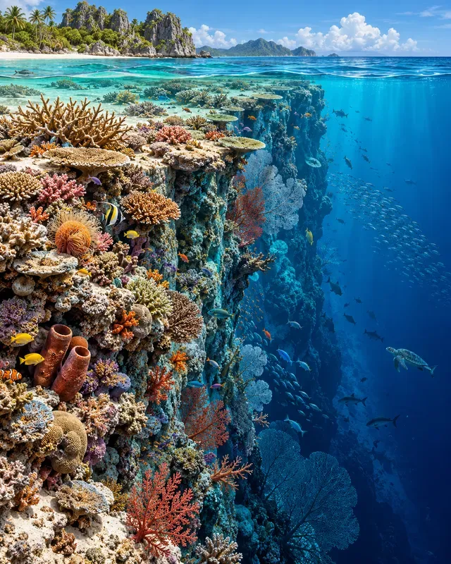 Coral Reef Cross Sections