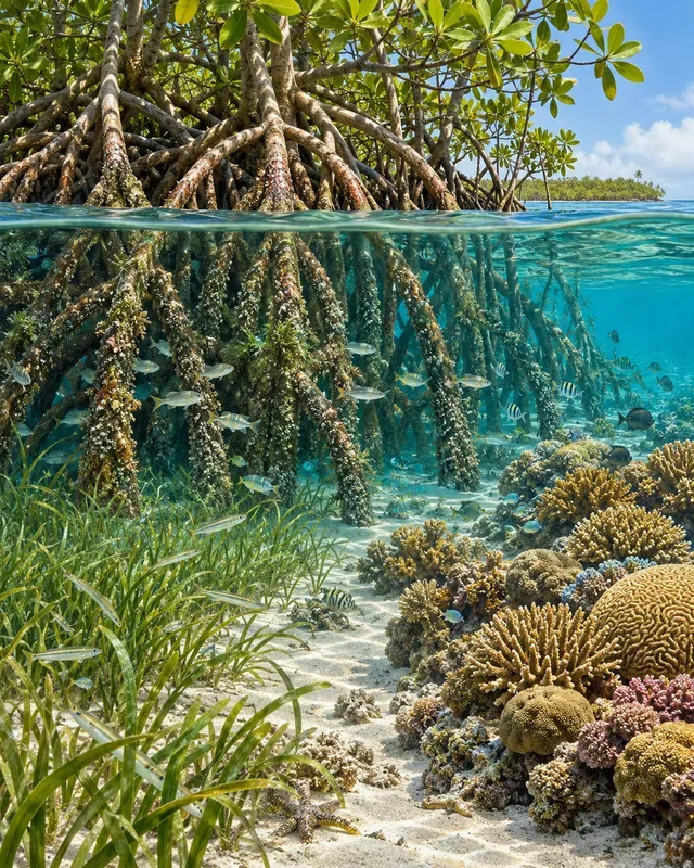 Coral Reef Cross Sections