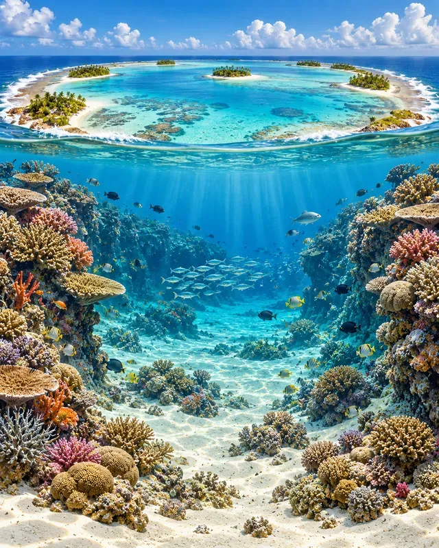 Coral Reef Cross Sections