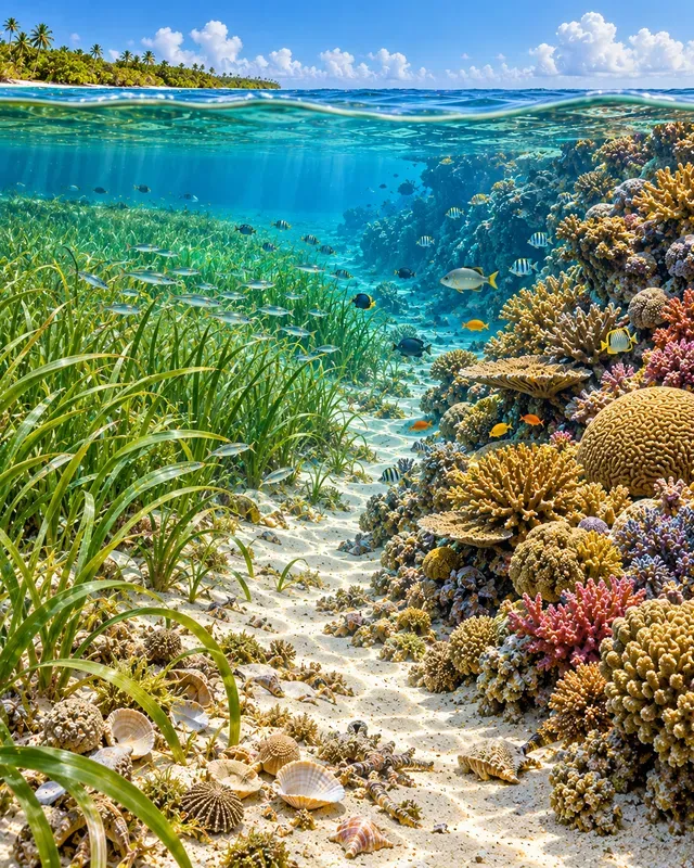 Coral Reef Cross Sections