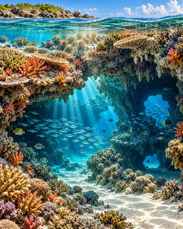 Coral Reef Cross Sections