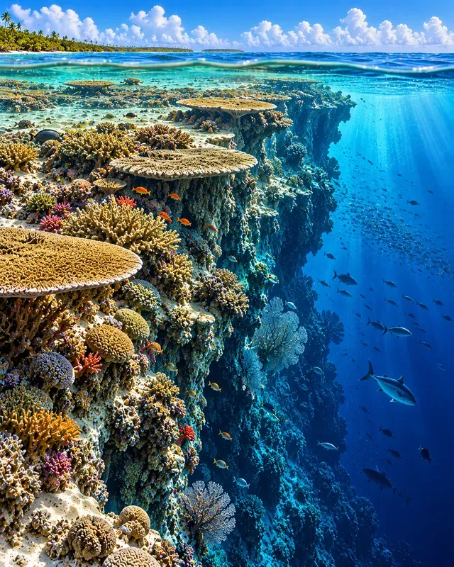 Coral Reef Cross Sections