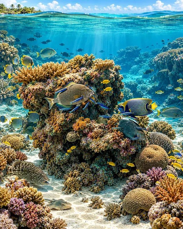 Coral Reef Cross Sections