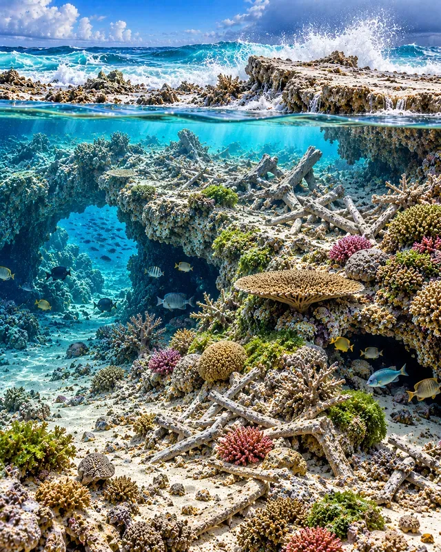Coral Reef Cross Sections