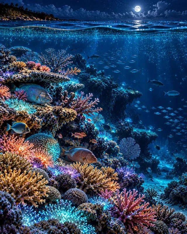 Coral Reef Cross Sections