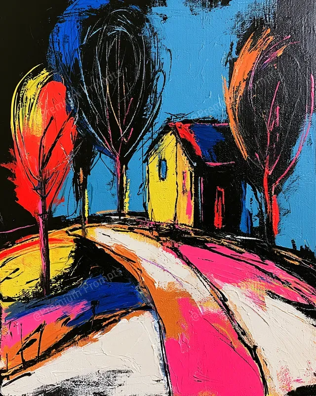 Expressive Oil Paintings