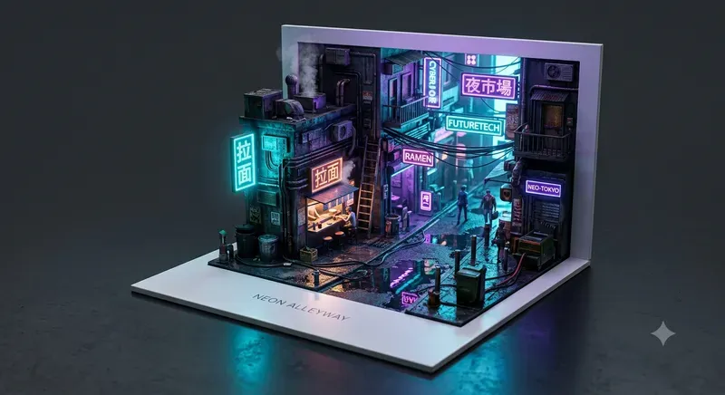 3D Microdiorama Frame Popouts