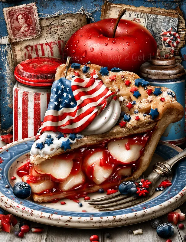 Patriotic Girl Junk Journals