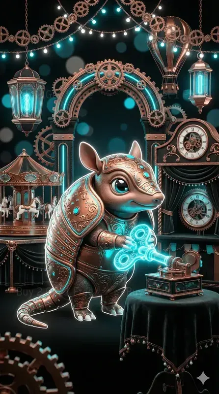 Dual Clockwork Carnival 3D Posters
